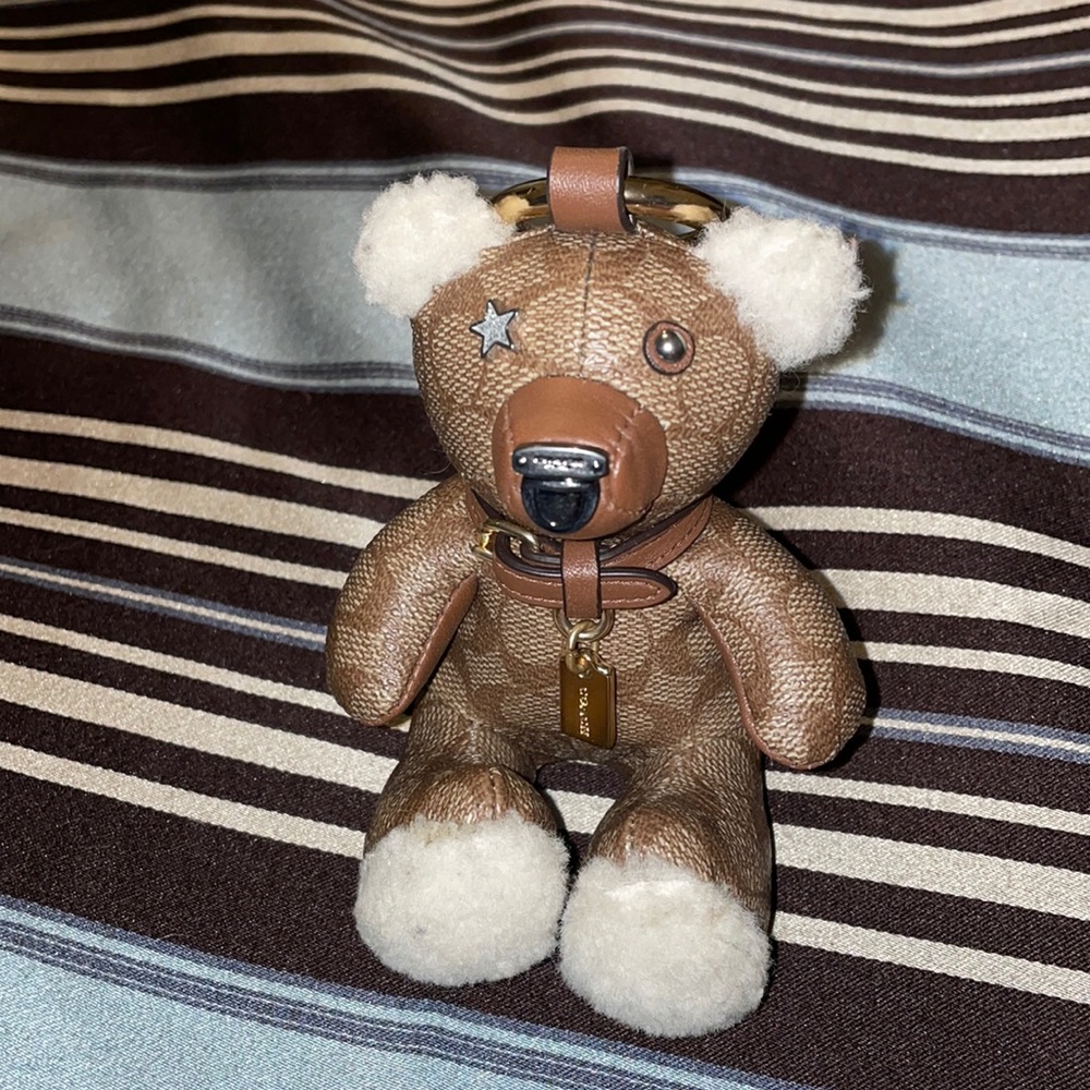 Coach Bear Keychain